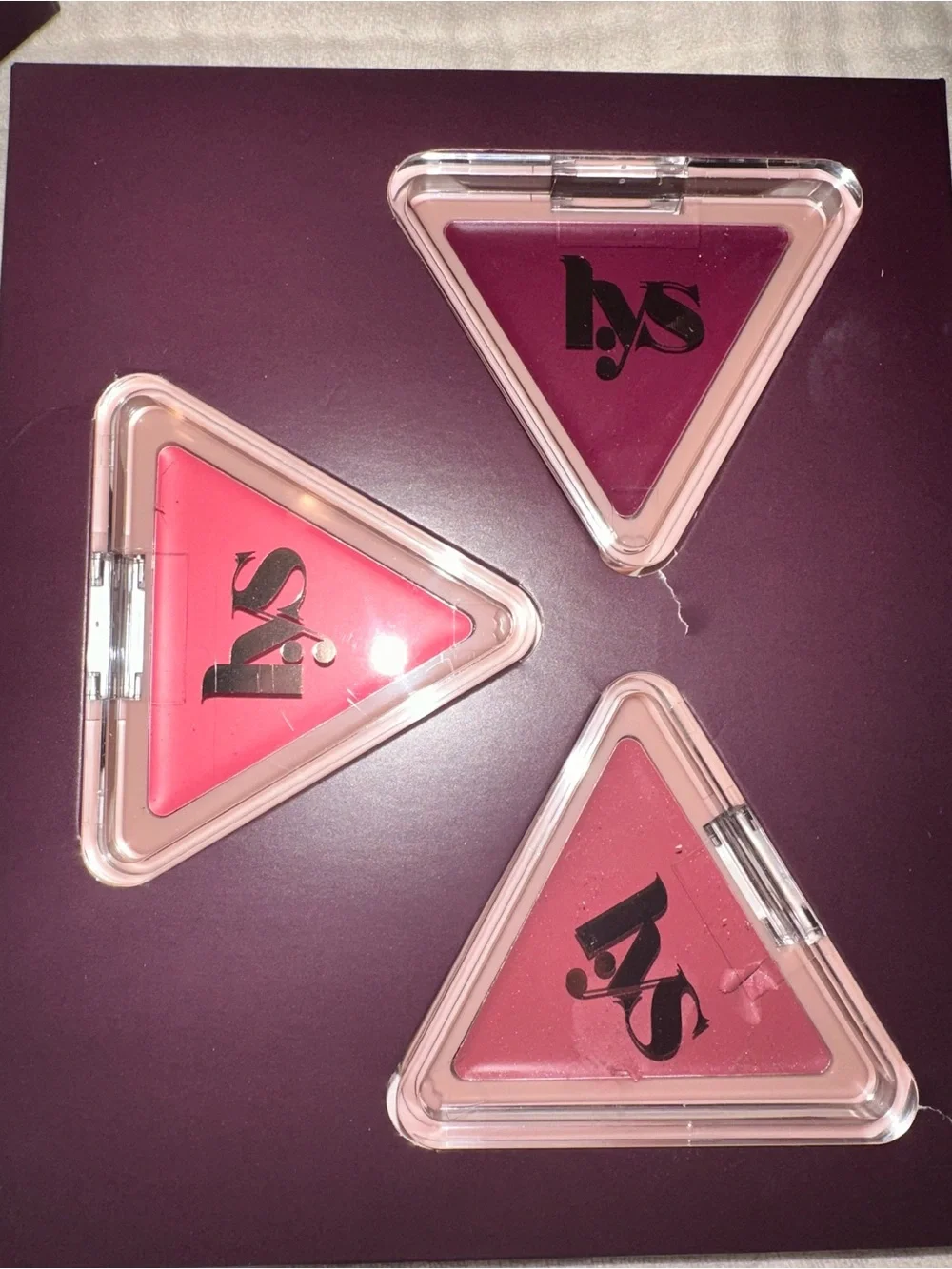 NEW LYS Beauty Mini Higher Standard Deluxe Cream Blush Trio Set